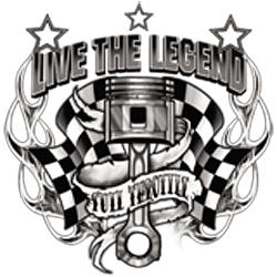 Bikers-Custom : Sweat capuche zippé LIVE THE LEGEND