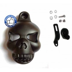 Caches klaxon skull pour Harley et custom.