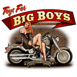 Bikers-Custom : Sweat capuche zippé TOYS FOR BIG BOYS
