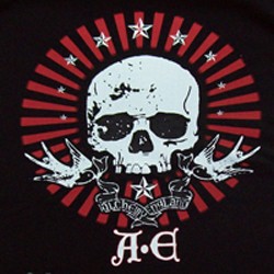 Sweat capuche zippé A.E SKULL