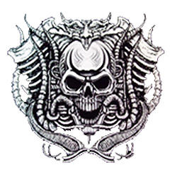 Sweat capuche zippé SKULL MOTORCYCLE