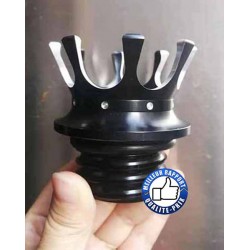 Bikers-Custom : Bouchon de réservoir king road noir