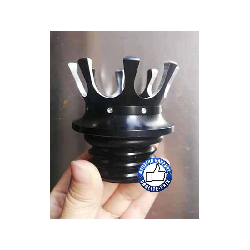 Bikers-Custom : Bouchon de réservoir king road noir