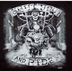 Bikers-Custom : Sweat capuche zippé SHUT UP AND RIDE