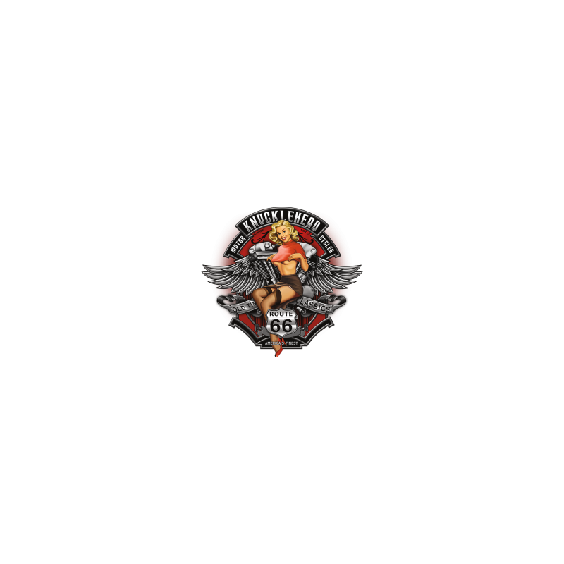 Bikers-Custom : Sweat capuche zippé KNUCKLEHEAD