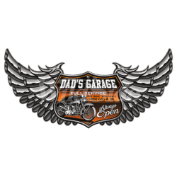 Bikers-Custom : Sweat capuche zippé DAD'S GARAGE