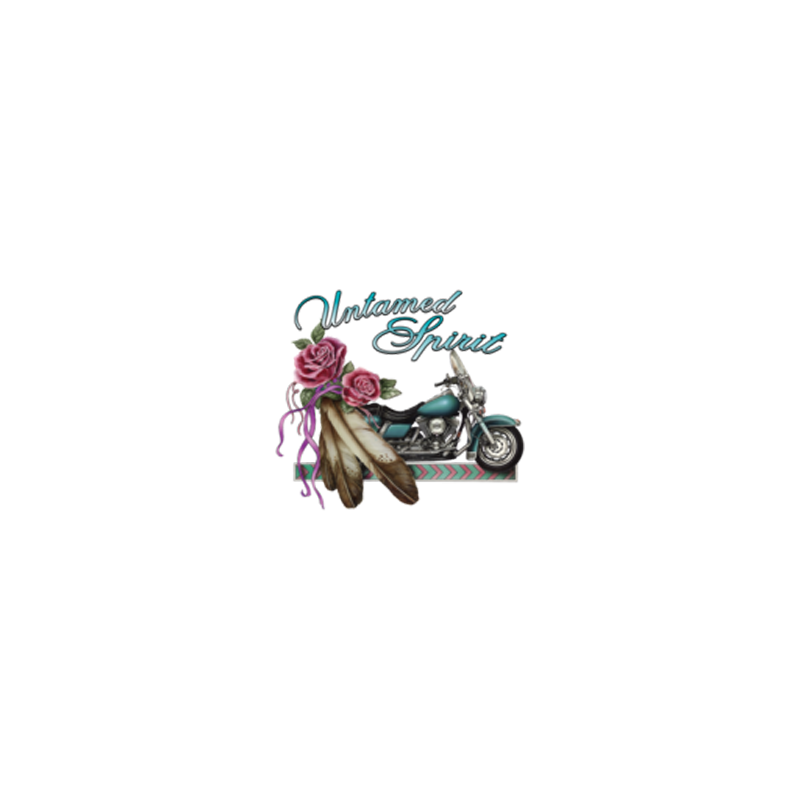 Bikers-Custom : T shirt femme untamed spirit