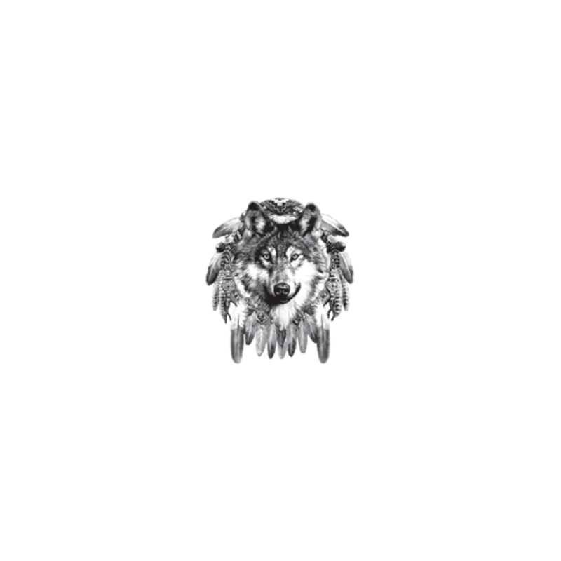 Bikers-Custom : T shirt femme wolf