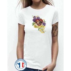 Bikers-Custom : T shirt femme heart & soul