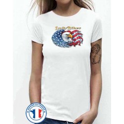 Bikers-Custom : T shirt femme lady biker