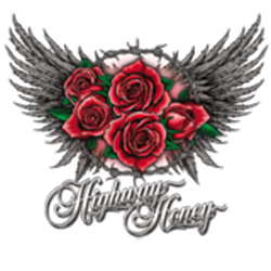Bikers-Custom : T shirt femme highway honey