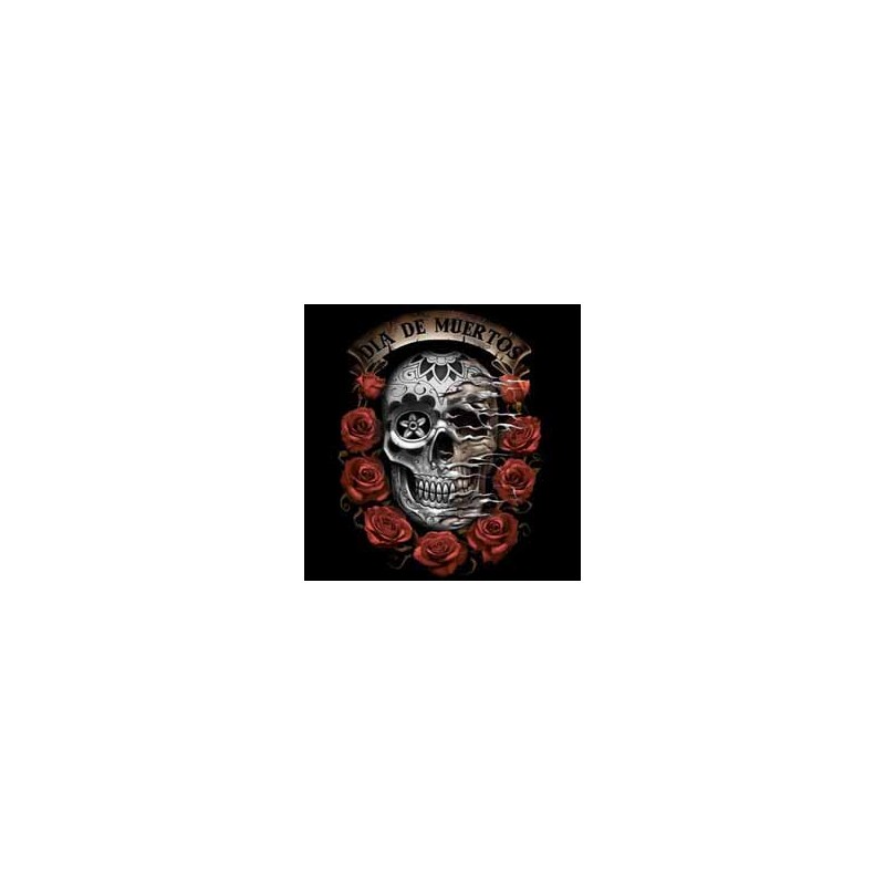 Bikers-Custom : T shirt femme dia de muertos