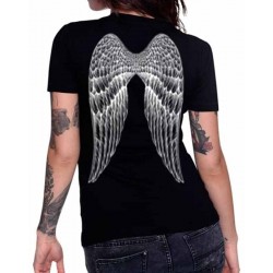 Bikers-Custom : T shirt femme angel