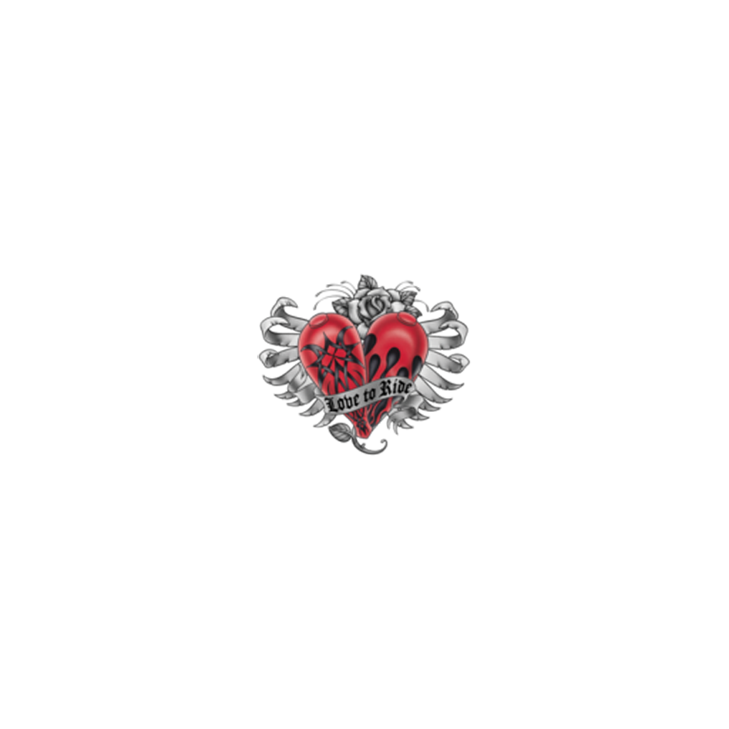 Bikers-Custom : T shirt femme love to ride
