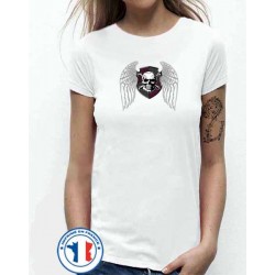 Bikers-Custom : T shirt femme angel of death