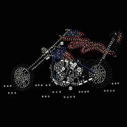 T shirt femme strass captain america