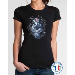 Bikers-Custom : T shirt femme lady dream