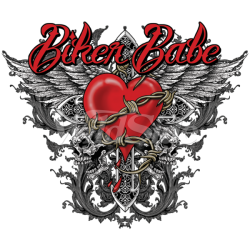 T shirt femme biker babe