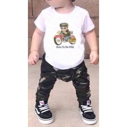 Bikers-Custom : T Shirt enfant born to be wild