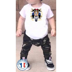 Bikers-Custom : T Shirt enfant free baby biker