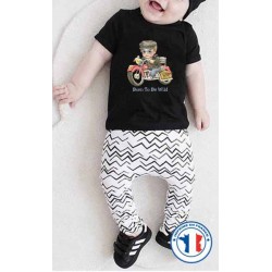 Bikers-Custom : T Shirt enfant born to be wild