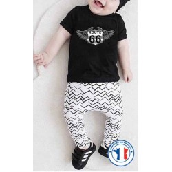 Bikers-Custom : T Shirt enfant route 66