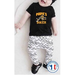 Bikers-Custom : T Shirt enfant papa's biker