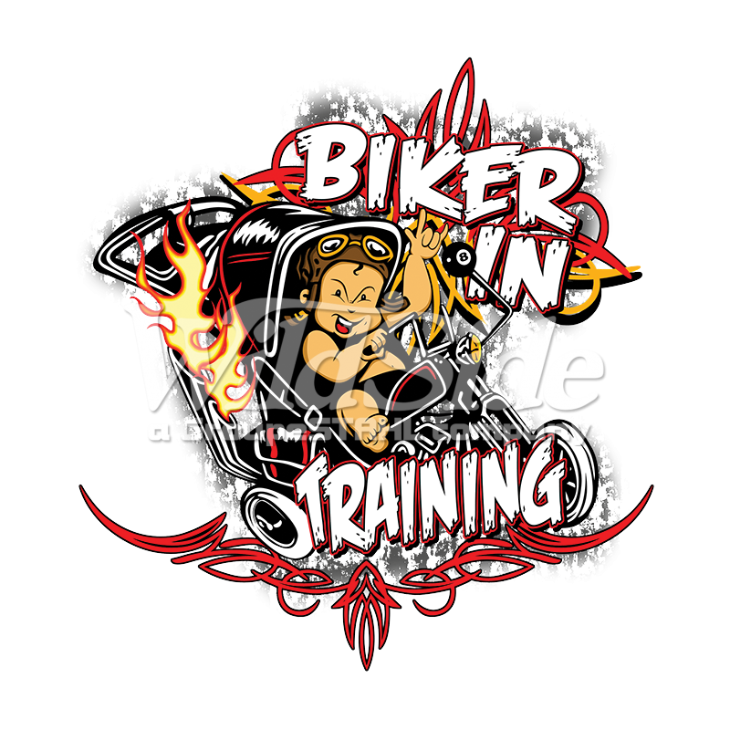 Bikers-Custom : T Shirt enfant BIKER IN TRAINING