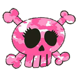 Body bébé biker SKULL PINKY