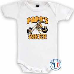 Bikers-Custom : Body bébé PAPA'S BIKER