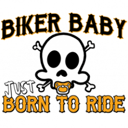 Body bébé biker JUST BORN TO RIDE