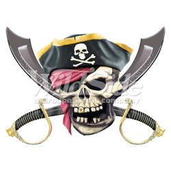 Bikers-Custom : Body bébé biker OLD PIRATE