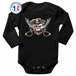 Bikers-Custom : Body bébé biker OLD PIRATE