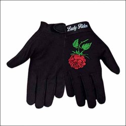 Gants moto mi saison roses