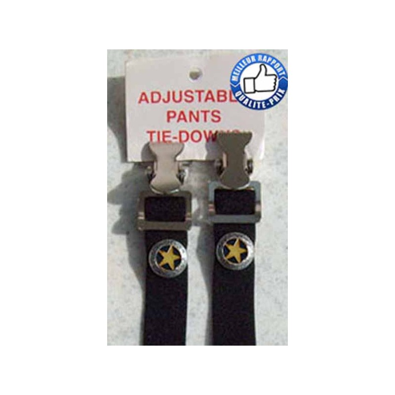 Bikers-Custom : Fixation bas de pantalon gold star