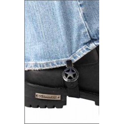 Bikers-Custom : Fixation bas de pantalon silver star