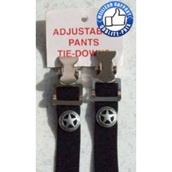Bikers-Custom : Fixation bas de pantalon silver star