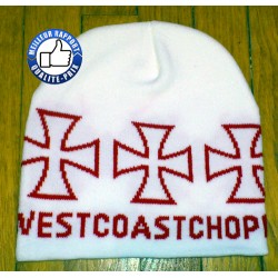 Bonnet west coast chopper blanc
