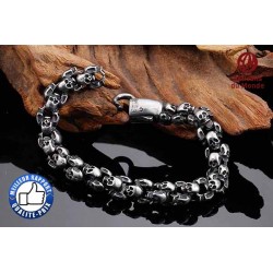 Bracelet totem skulls mat