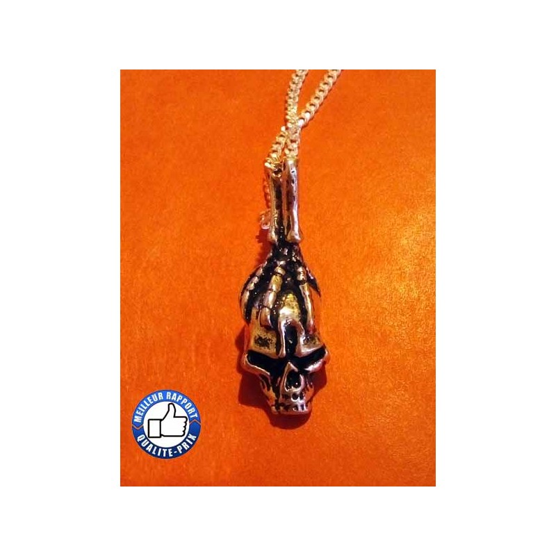 Bikers-Custom : Pendentif eagle and skull