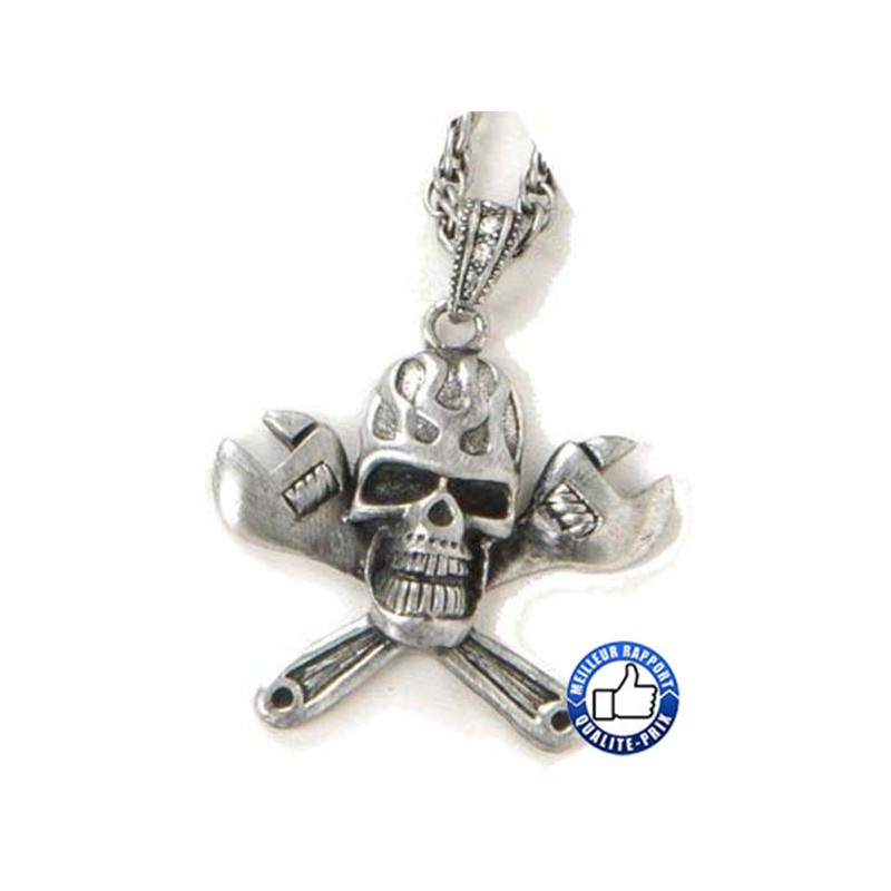 Bikers-Custom : Pendentif clés anglaise