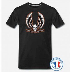 Bikers-Custom : T shirt biker old school