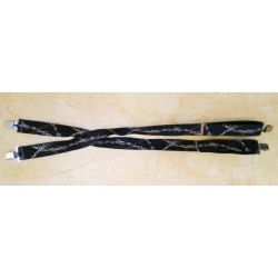 Bikers-Custom : Bretelle us, motif barbelé