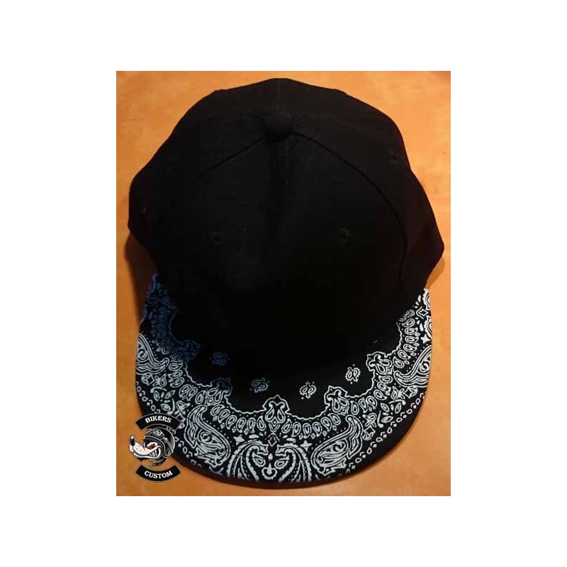 Bikers-Custom : Casquette biker paisley
