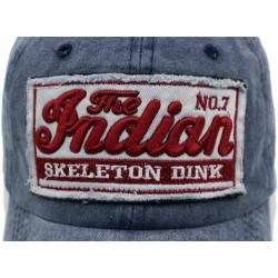 Bikers-Custom : Casquette indian rouge