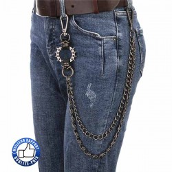 Bikers-Custom : Chaîne portefeuille hole