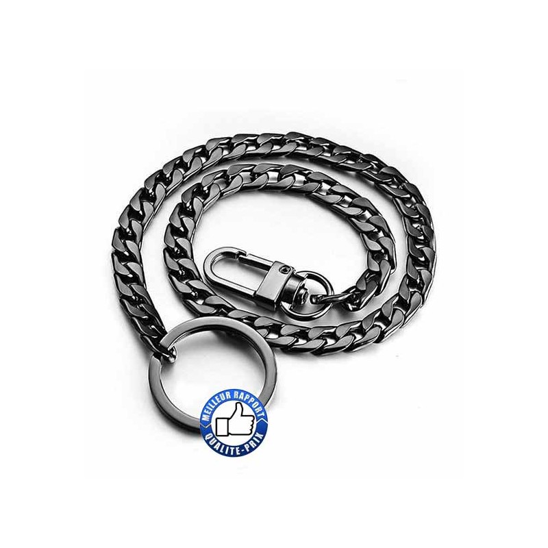 Bikers-Custom : Chaîne portefeuille skiny black
