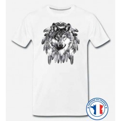 Bikers-Custom : T shirt biker wolf