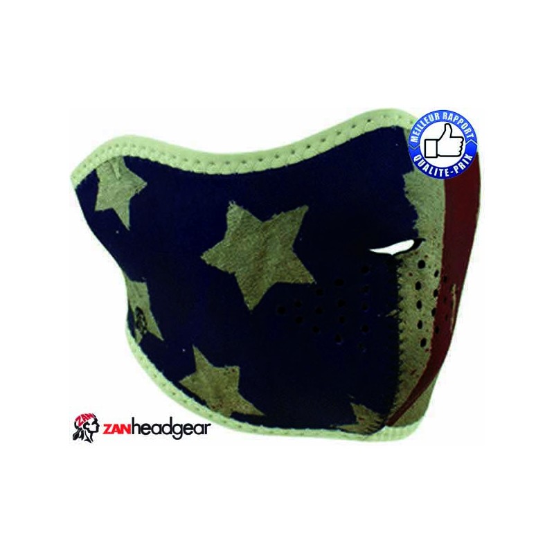 Bikers-Custom : Cache nez ou face mask patriot
