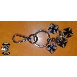 Porte clés 4 croix de malte